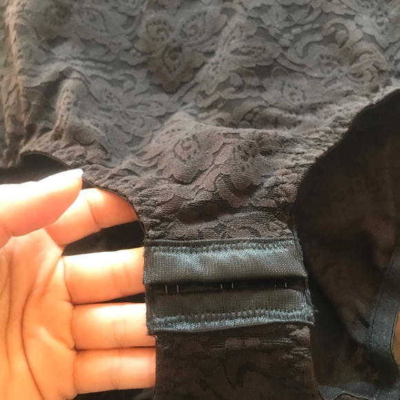 Maidenform Black Lace Shapewear Bodysuit- size 34B- NWT! - Picture 9 of 11